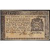Image 1 : March 5, 1776 New York $1/8 Colonial Currency Note