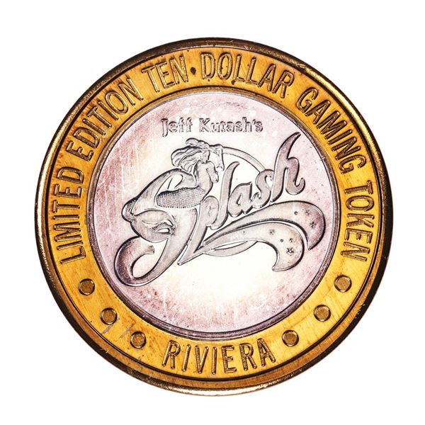 .999 Silver Riviera Hotel & Casino Las Vegas $10 Casino Limited Edition Gaming Token
