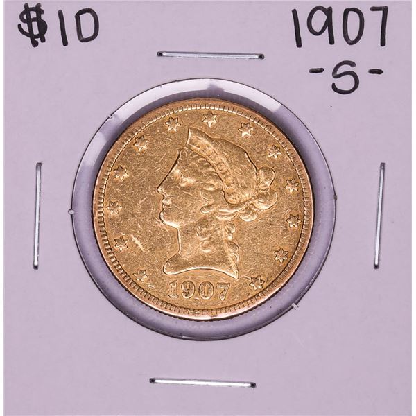 1907-S $10 Liberty Head Eagle Gold Coin