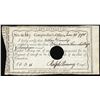 Image 1 : June 25, 1790 State of Connecticut Interest Certificate Colonial Note