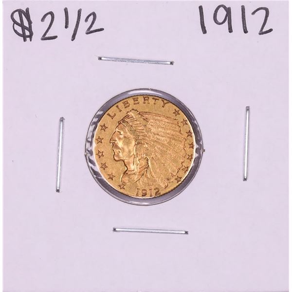 1912 $2 1/2 Indian Head Quarter Eagle Gold Coin