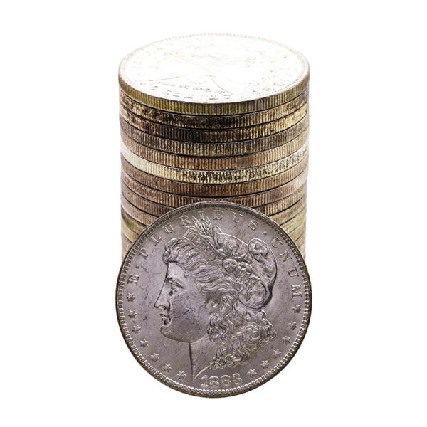 Roll of (20) Brilliant Uncirculated 1883-O $1 Morgan Silver Dollar Coins