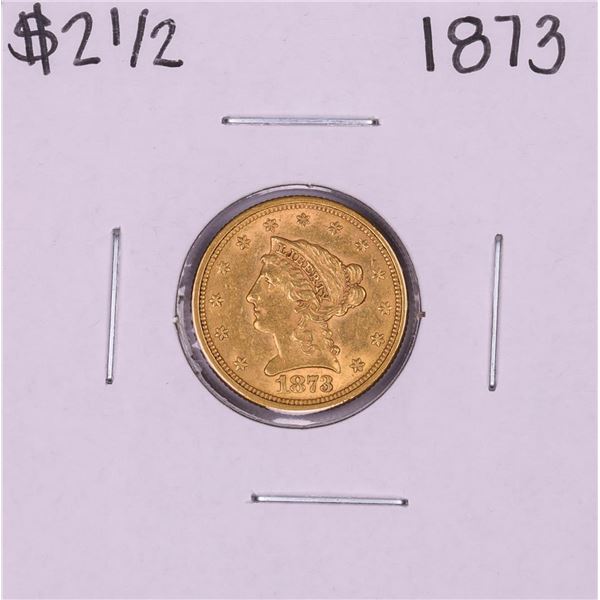 1873 $2 1/2 Liberty Head Quarter Eagle Gold Coin