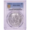 Image 1 : 1927-S $1 Peace Silver Dollar Coin PCGS MS61