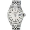 Image 1 : Rolex Ladies Stainless Steel Silver Index Datejust Oyster Perpetual Wristwatch