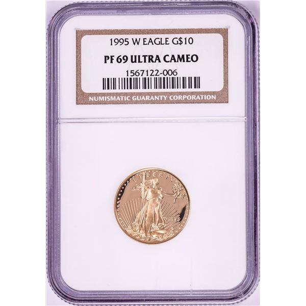 1995-W $10 Proof American Gold Eagle NGC PF69 Ultra Cameo
