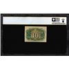 Image 2 : 1863 Second Issue 10 Cent Fractional Currency Note Fr.1244 PCGS Ch. Uncirculated 64PPQ