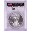 Image 1 : 2014 $1 American Silver Eagle Coin PCGS MS70 First Strike Mercanti Signature