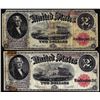 Image 1 : Lot of (2) 1917 $2 Legal Tender Notes