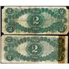 Image 2 : Lot of (2) 1917 $2 Legal Tender Notes