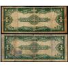 Image 2 : Lot of (2) 1923 $1 Silver Certificate Notes