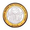 Image 1 : .999 Fine Silver Luxor Las Vegas, Nevada $10 Limited Edition Gaming Token