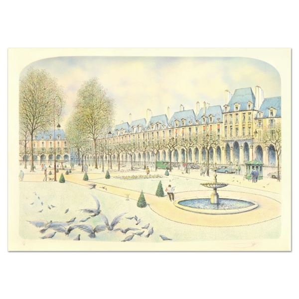Rolf Rafflewski "Park" Limited Edition Lithograph On Paper