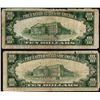 Image 2 : Lot of (2) 1934A $10 North Africa WWII Emergency Issue Silver Certificate Notes