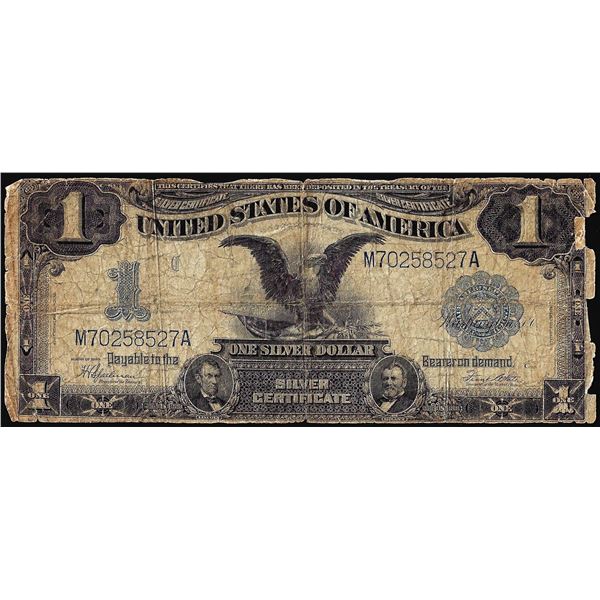 1899 $1 Black Eagle Silver Certificate Note