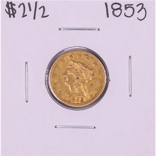 1853 $2 1/2 Liberty Head Quarter Eagle Gold Coin