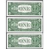 Image 2 : Lot of (3) Uncirculated 1957 $1 Silver Certificate Star Notes