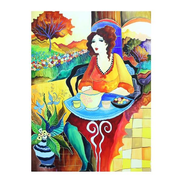 Govezensky "Quarter After 3" Original Watercolor On Paper