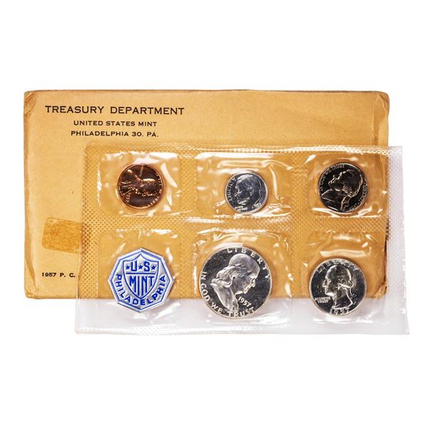 1957 (5) Coin Proof Set in Envelope