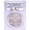 Image 1 : George Bush Signed 1992-W $1 Proof White House Silver Dollar Coin PCGS PR69DCAM