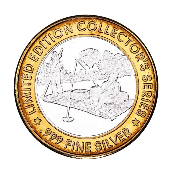 .999 Silver Bally Bart Tunica, Mississippi $10 Casino Limited Edition Gaming Token