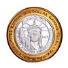 Image 1 : .999 Silver Plaza Hotel & Casino Las Vegas, NV $10 Limited Edition Gaming Token
