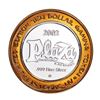 Image 2 : .999 Silver Plaza Hotel & Casino Las Vegas, NV $10 Limited Edition Gaming Token