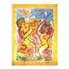 Image 1 : Ensrud "Bacchus And Maiden" Original Mixed Media On Board