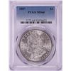Image 1 : 1887 $1 Morgan Silver Dollar Coin PCGS MS64