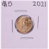 Image 1 : 2021 $5 American Gold Eagle Coin