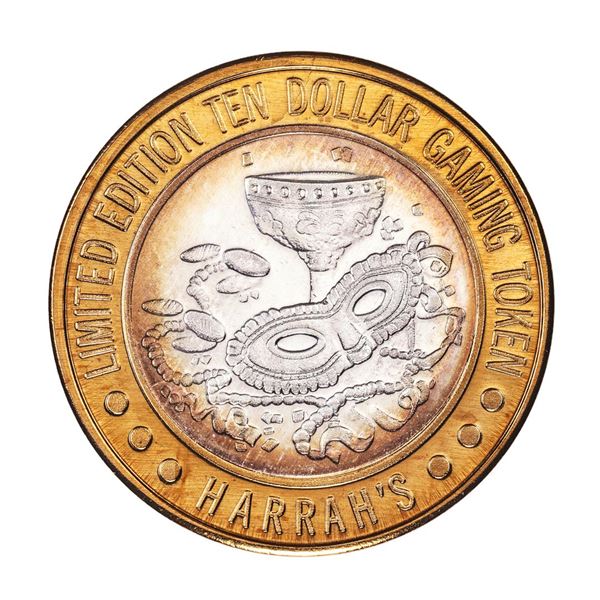 .999 Silver Harrah's Las Vegas, Nevada $10 Casino Limited Edition Gaming Token