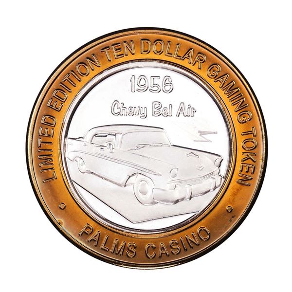 .999 Silver Palms Casino Las Vegas, NV $10 Casino Limited Edition Gaming Token