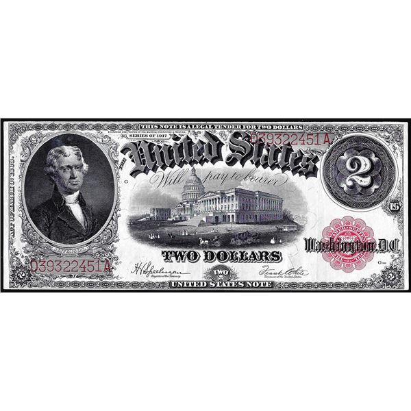 1917 $2 Legal Tender Note