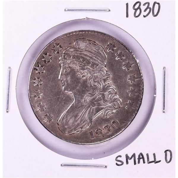 1830 Small 0 Capped Bust Half Dollar Coin