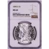 Image 1 : 1890-S $1 Morgan Silver Dollar Coin NGC MS62
