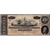 Image 1 : 1864 $20 The Confederate States of America Note