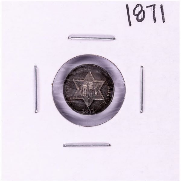 1871 Three Cent Silver Coin