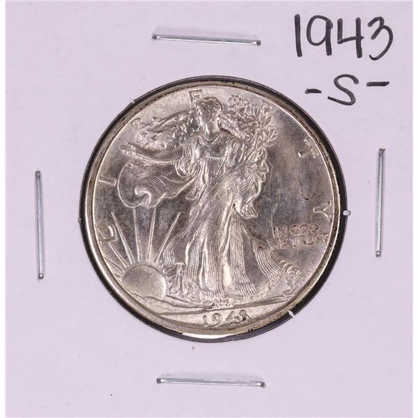 1943-S Walking Liberty Half Dollar Coin