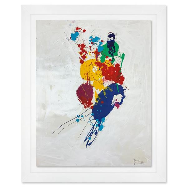 Jenik Cook Framed Original Acrylic Painting Hand Signed Letter Of Authenticity