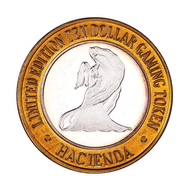 .999 Silver Hacienda Hotel & Casino Las Vegas $10 Limited Edition Gaming Token
