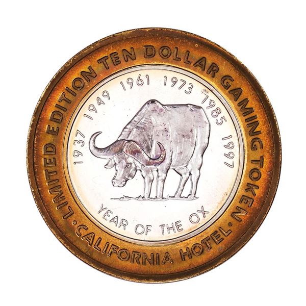 .999 Silver Sam Boyd's California $10 Casino Limited Edition Gaming Token