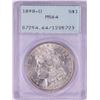Image 1 : 1898-O $1 Morgan Silver Dollar Coin PCGS MS64 Green Rattler Holder