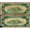 Image 2 : Lot of (2) 1928 $10 Gold Certificate Notes
