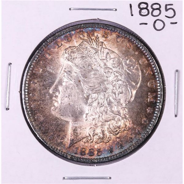 1885-O $1 Morgan Silver Dollar Coin Amazing Toning