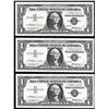 Image 1 : Lot of (3) Consecutive Uncirculated 1957 $1 Silver Certificate Star Notes