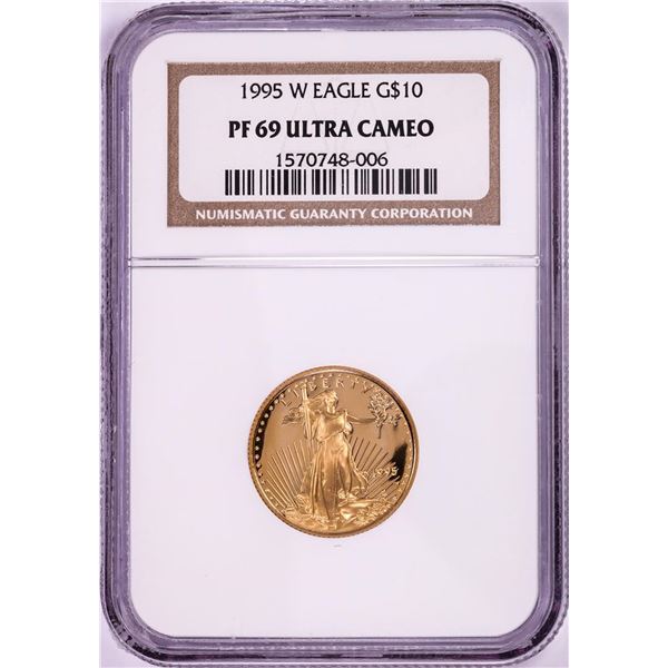 1995-W $10 Proof American Gold Eagle NGC PF69 Ultra Cameo