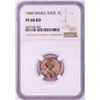 Image 1 : 1960 Small Date Proof Lincoln Memorial Cent Coin NGC PF68RD