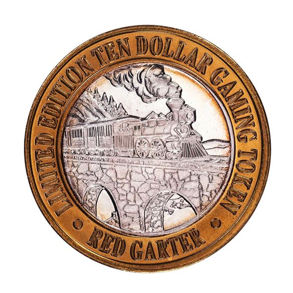 .999 Silver Red Carter Hotel & Casino Wendover, NV $10 Limited Edition Gaming Token
