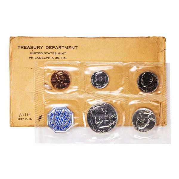 1957 (5) Coin Proof Set in Envelope