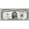 Image 1 : 1953 $5 Silver Certificate Double Gutter fold Error Note